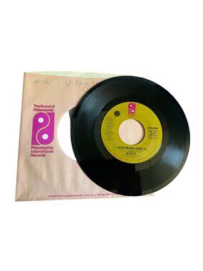 O'Jays "I Love Music" 45 RPM Vinyl Record Single 7"